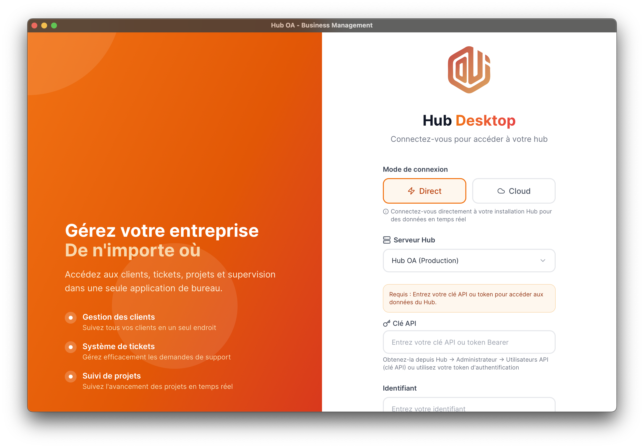 Hub Desktop